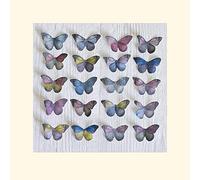 The Art Group Howard Shooter (Butterfly Grid) -Mounted Print 40 x 40cm, Paper, Multicoloured, 40 x 40 x 1.3 cm