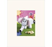 The Art Group Howard Shooter Elephant Mounted Print, Multi-Colour, 24 x 30 x 1.3 cm