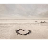 The Art Group "Ian Winstanley Love Goes On Forever Digital Canvas Print, Multi-Colour, 1.80 x 30.00 x 40.00 cm