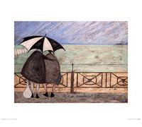 The Art Group "It's a Wonderful Life Sam Toft Art Print, Multi-Colour, 40 x 50 x 1.3 cm