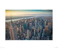 The Art Group Jason Hawkes (Manhattan Morning) -Art Print 60 x 80cm, Paper, Multicoloured, 60 x 80 x 1.3 cm