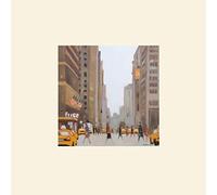 The Art Group Jon Barker 7th Avenue - New York Mounted Print, Multi-Colour, 30 x 30 x 1.3 cm
