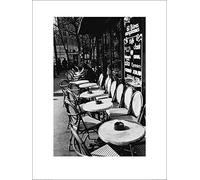 The Art Group Joseph Squillante (Parisian CafÃ) -Art Print 60 x 80cm, Paper, Multicoloured, 60 x 80 x 1.3 cm