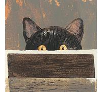 The Art Group Julia Burns (Peep) -Canvas Print 30 x 30cm, Wood, Multicolour, 30 x 30 x 1.3 cm