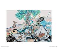 The Art Group Kathryn Mcgovern (Bunnies and Burrows) -Art Print 30 x 40cm, Paper, Multicoloured, 30 x 40 x 1.3 cm