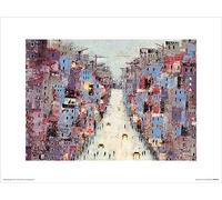 The Art Group Lee McCarthy (Downtown) Art Print, Paper, Multi-Colour, 30 x 40 x 1.3 cm