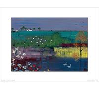 The Art Group Lee Mccarthy (Swan Lake) -Art Print 30 x 40cm, Paper, Multicoloured, 30 x 40 x 1.3 cm