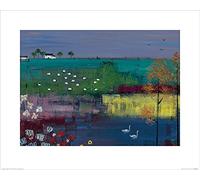 The Art Group Lee Mccarthy (Swan Lake) -Art Print 40 x 50cm, Paper, Multicoloured, 40 x 50 x 1.3 cm
