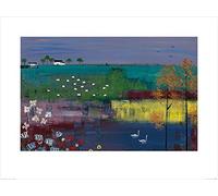 The Art Group Lee Mccarthy (Swan Lake) -Art Print 60 x 80cm, Paper, Multicoloured, 60 x 80 x 1.3 cm