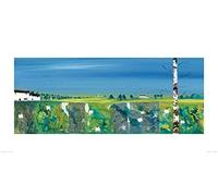 The Art Group "Lee McCarthy The Farmlands Paper Art Print, Multi-Colour, 50 x 100 x 1.3 cm