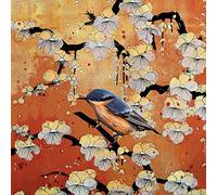 The Art Group Lily Greenwood Nuthatch Canvas Print, Cotton, Multi-Colour, 1.8 x 30 x 30 cm