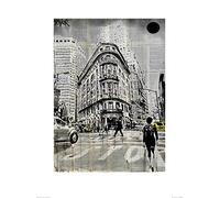 The Art Group Loui Jover (Midtown Walk) -Art Print 60 x 80cm, Paper, Multicoloured, 60 x 80 x 1.3 cm