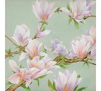 The Art Group Maggie Thompson (Floral Harmony) -Canvas Print 85 x 85cm, Wood, Multi-Colour, 85 x 85 x 1.3 cm