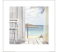 The Art Group Malcolm Sanders (Cool View) -Art Print 40 x 40cm, Paper, Multicoloured, 40 x 40 x 1.3 cm