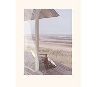 The Art Group Malcolm Sanders Hamptons I Mounted Print, Multi-Colour, 30 x 40 x 1.3 cm