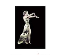 The Art Group Marilyn Monroe-Gold Dress Time Life Art Print, Paper, Multi-Colour, 30 x 40 x 1.3 cm
