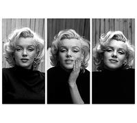 The Art Group Marilyn Monroe Series Time Life Canvas Print, Wood, Multi-Colour, 10 x 150 x 1.3 cm