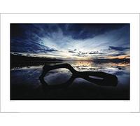 The Art Group "Marina Cano Beach Reflection Paper Art Print, Multi-Colour, 50 x 70 x 1.3 cm