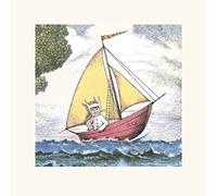 The Art Group Maurice Sendak Max Sailing Mounted Print, Multi-Colour, 40 x 40 cm