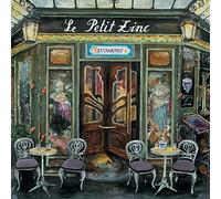 The Art Group Melissa Sturgeon (Le Petit Zinc) Canvas Print, Wood, Multi-Colour, 40 x 40 x 1.3 cm