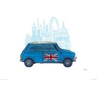 The Art Group "Mini London Barry Goodman Art Print, Multi-Colour, 60 x 80 x 1.3 cm