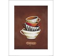 The Art Group "Nicola Evans Coffee Decaf Paper Art Print, Multi-Colour, 40 x 50 x 1.3 cm