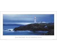 The Art Group Phare De Fanad Head, Irlande Jean Guichard Art Print, Paper, Multi-Colour, 50 x 100 x 1.3 cm