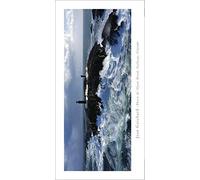 The Art Group Phare De Slyne Head, Galway, Irlande Jean Guichard Art Print, Paper, Multi-Colour, 50 x 100 x 1.3 cm