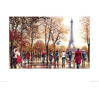 The Art Group Richard Macneil (Eiffel Tower) -Art Print 60 x 80cm, Paper, Multicoloured, 60 x 80 x 1.3 cm