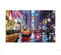The Art Group Richard Macneil (Times Square) Art Print, Paper, Multi-Colour, 60 x 80 x 1.3 cm