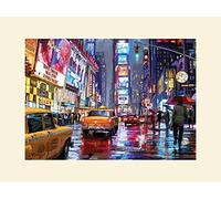 The Art Group Richard Macneil Times Square Mounted Print, Multi-Colour, 30 x 40 x 1.3 cm