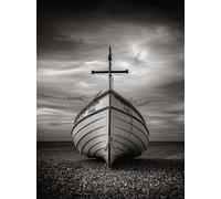 The Art Group Rod Edwards In God We Trust Canvas Print, Multi-Colour, 30 x 40 cm