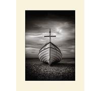 The Art Group Rod Edwards in God We Trust Mounted Print, Multi-Colour, 30 x 40 x 1.3 cm