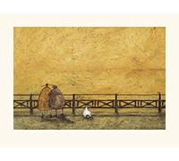 The Art Group Sam Toft (A Romantic Interlude) -Mounted Print 30 x 40cm, Paper, Multi-Colour, 30 x 40 x 1.3 cm