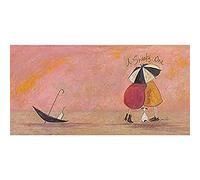 The Art Group "Sam Toft A Sneaky One II" Canvas Print, Cotton, Multi-Colour, 1.80 x 50.00 x 100.00 cm