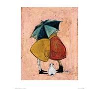 The Art Group "Sam Toft A Sneaky One Paper Art Print, Multi-Colour, 40 x 50 x 1.3 cm