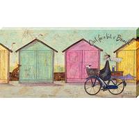 The Art Group Sam Toft Out For A Bit O' Brunch Canvas Print, Cotton, Multi-Colour, 1.8 x 50 x 100 cm