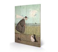 The Art Group Sam Toft Singing Lessons Wood Print, Multi-Colour, 40 x 59 x 1.3 cm