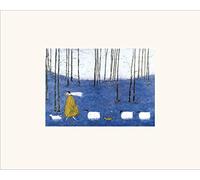 The Art Group Sam Toft Tiptoe through the Bluebells Mounted Print, Multi-Colour, 24 x 30 cm