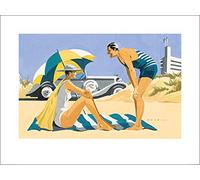 The Art Group Sand Dunes Mike Maurice Art Print, Paper, Multi-Colour, 60 x 80 x 1.3 cm