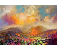 The Art Group "Scott Naismith Nevis Range Colour Canvas Print, Cotton, Multi-Colour, 1.80 x 85.00 x 120.00 cm