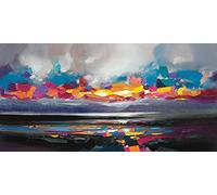 The Art Group "Scott Naismith Primary Fragments Canvas Print, Multi-Colour, 50 x 100 x 1.3 cm