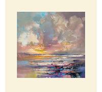 The Art Group Scott Naismith Radiant Energy Mounted Print, Multi-Colour, 40 x 40 x 1.3 cm