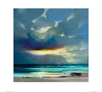 The Art Group Scott Naismith (West Coast Blues II) -Art Print 60 x 60cm, Paper, Multicoloured, 60 x 60 x 1.3 cm