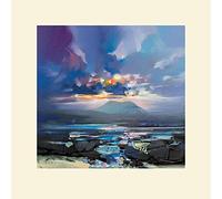 The Art Group Scott Naismith West Coast Blues III Mounted Print, Multi-Colour, 40 x 40 cm