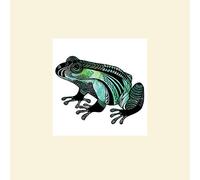 The Art Group Sofie Rolfsdotter Le Frog Mounted Print, Multi-Colour, 30 x 30 x 1.3 cm