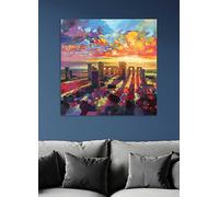 The Art Group Stonehenge Equinox Canvas by Scott Naismith