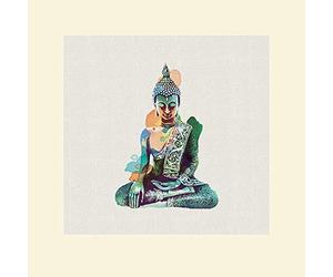 The Art Group Summer Thornton Jade Buddha Mounted Print, Multi-Colour, 40 x 40 x 1.3 cm