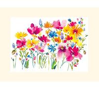 The Art Group Summer Thornton Wild Meadow Mounted Print, Multi-Colour, 30 x 40 x 1.3 cm