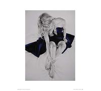 The Art Group "T.Good Nocturnes with Blue Paper Art Print, Multi-Colour, 30 x 40 x 1.3 cm